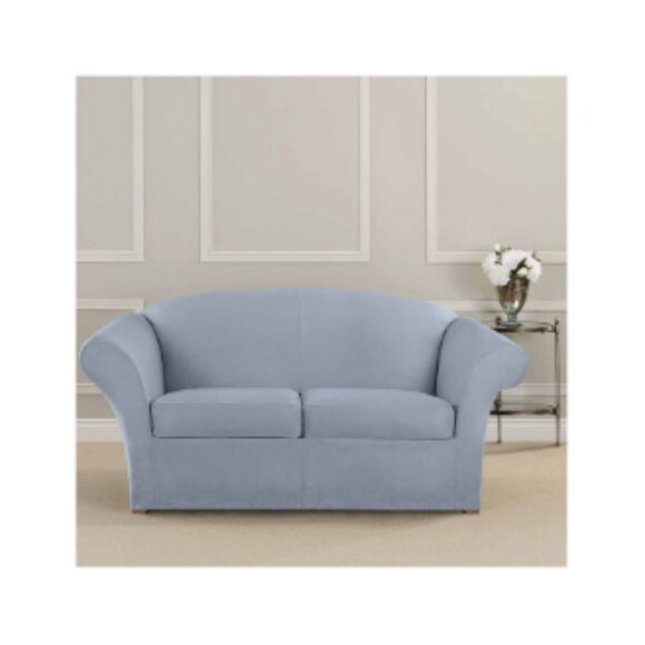 SURE FIT/KEECO LLC Other - Sure Fit Ultimate Heavyweight Stretch Suede Box Cushion Loveseat Slipcover